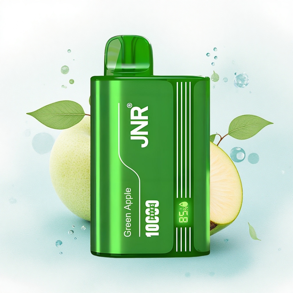 JNR Tank 10000 Groene Appel Perzik Peer 650mAh Digitale Dual Mesh