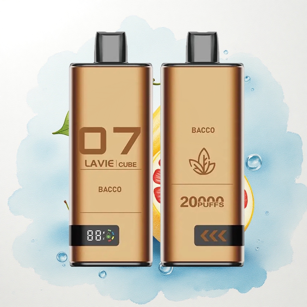 Lavie Cube 20000 Puffs Bacco 28ML Zout Nicotine 5% 600mAh