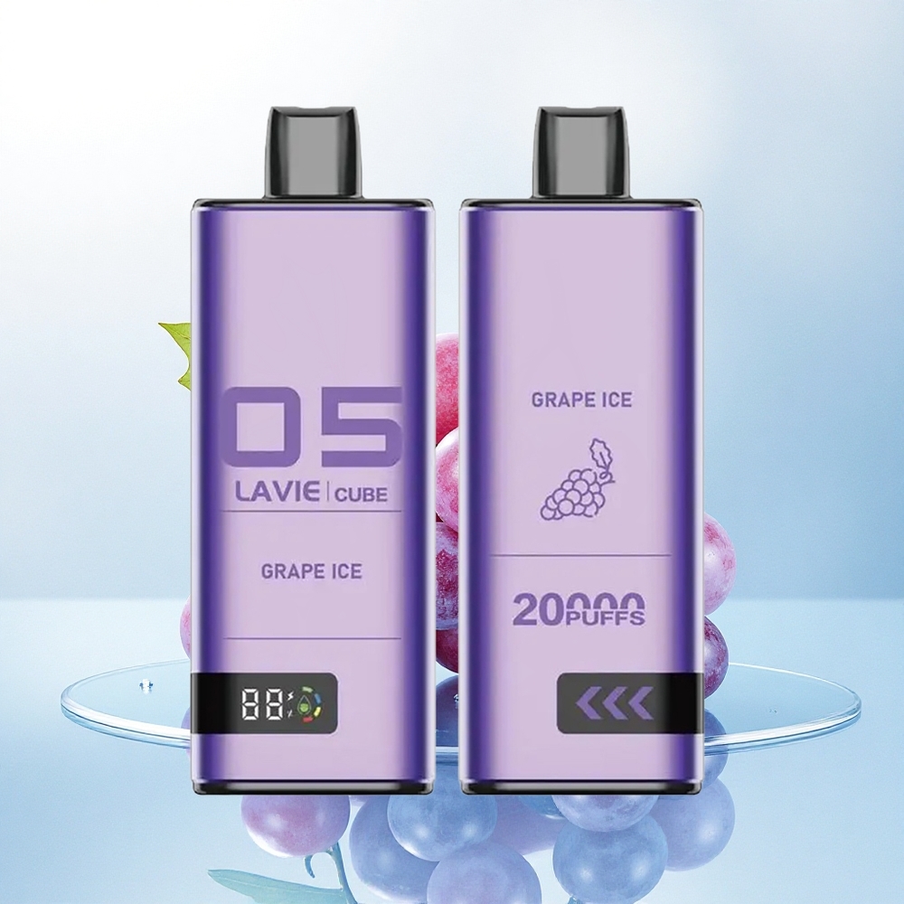 Lavie Cube 20000 Puffs Druif IJs 28ML 5% Nicotine