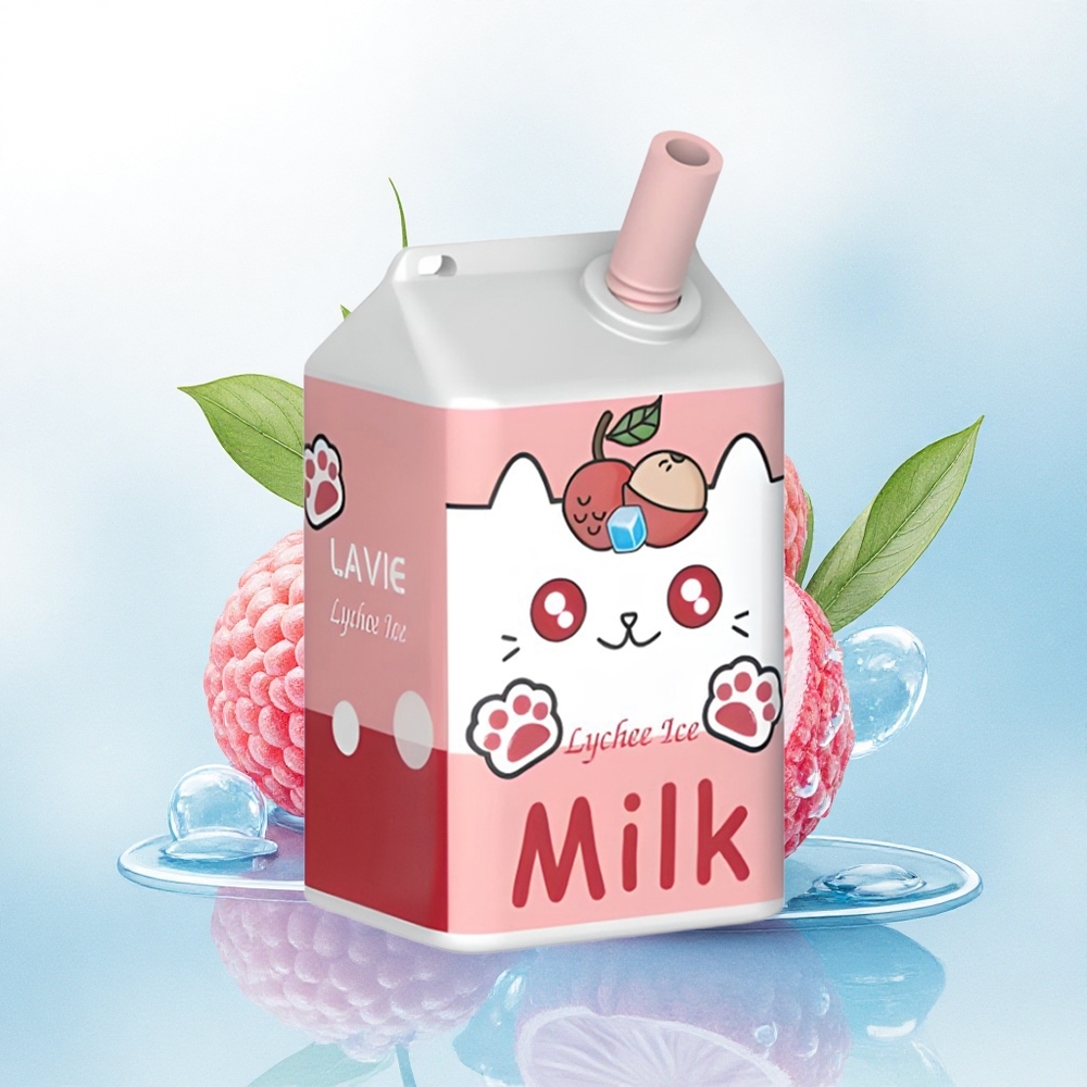 Lavie Milk 7000 Puffs Lychee IJs 600mAh 16ML Nicotinevrij