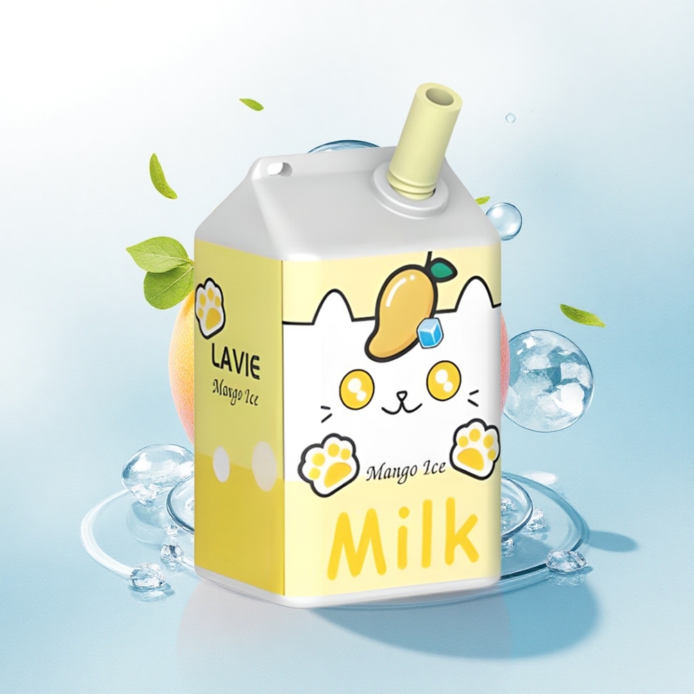 Lavie Milk 7000 Puffs Mango IJs 16ML 600mAh Nicotinevrij