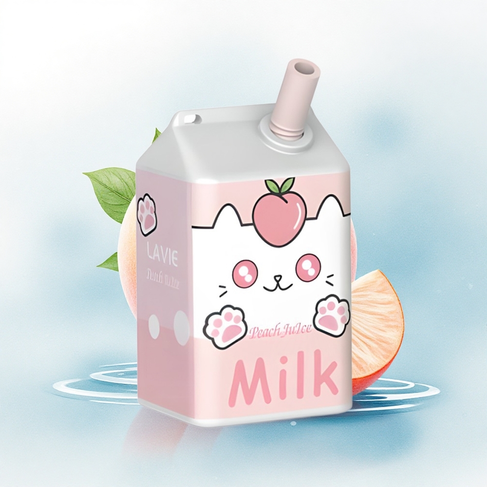 Lavie Milk 7000 Puffs Perzik Sap Type C 600mAh