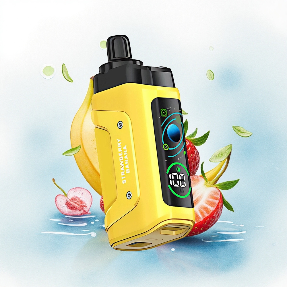 Razz Bar 45000 Puffs Aardbei Banaan 20mg Nicotine 650mAh