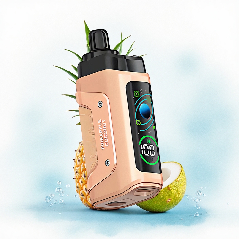 Razz Bar 45000 Puffs Ananas Kokosnoot Type-C Oplaadbaar 20 mg/ml Nicotine