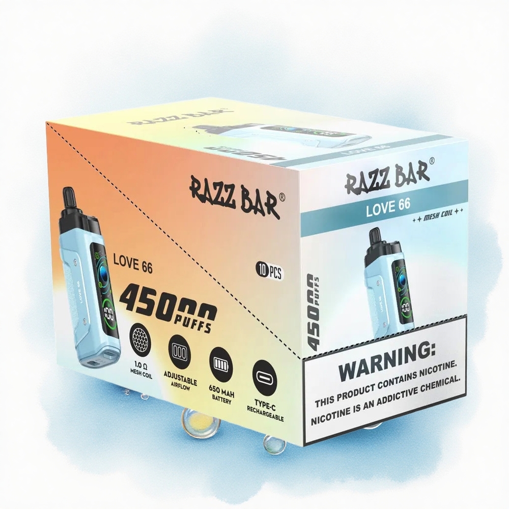 Razz Bar 45000 Puffs Liefde 66 Type-C 650mAh 20mg Nicotine