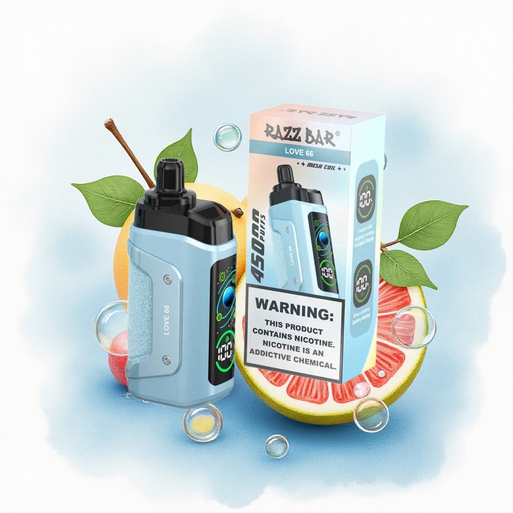 Razz Bar 45000 Puffs Liefde 66 Type-C 650mAh 20mg Nicotine