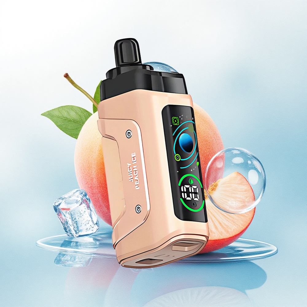 Razz Bar 45000 Puffs Sappige Perzik IJs met Type-C Opladen en 20 mg/ml Nicotine