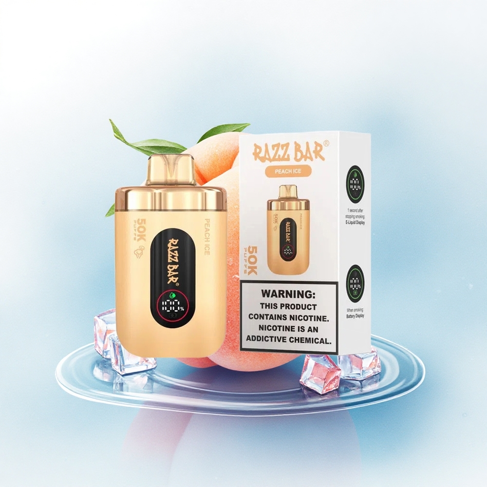 Razz Bar 50K Puffs Perzijs IJs 1.0 Ohm Mesh 650 mAh