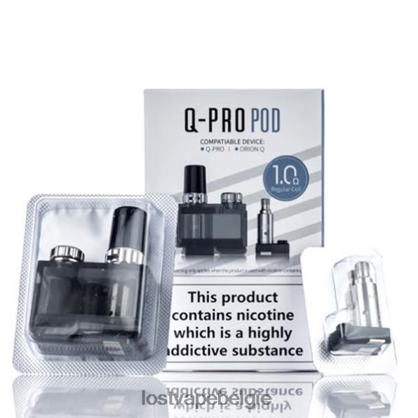 Lost Vape Orion q-pro podset | 1 pod + 2 spoelen 1.ohm-spoelen T44F2T405 - Lost Vape Pods Near Me