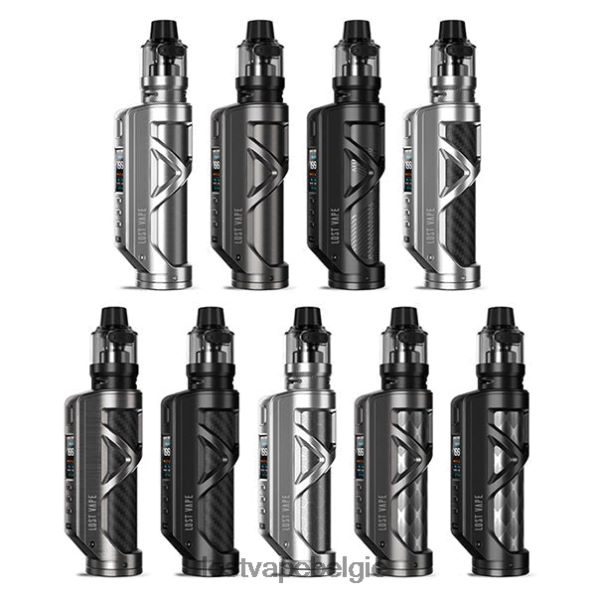 Lost Vape Cyborg zoektochtkit | 100w RVS/koolstofvezel T44F2T457 - Lost Vape België