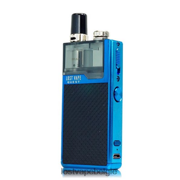 Lost Vape Quest Orion Q Pod-apparaat volledige set blauw/zwart geweven T44F2T465 - Lost Vape Pods Near Me