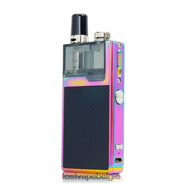 Lost Vape Quest Orion Q Pod-apparaat volledige set regenboog/zwart geweven T44F2T467 - Lost Vape België