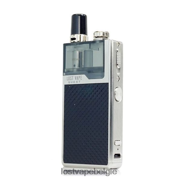 Lost Vape Quest Orion Q Pod-apparaat volledige set zilver/zwart geweven T44F2T468 - Lost Vape Brussel