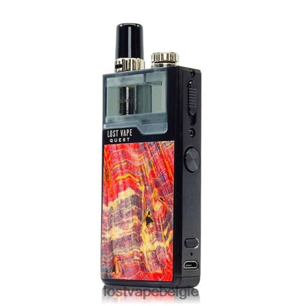 Lost Vape Quest Orion Q Pod-apparaat volledige set zwart/rood steekhout T44F2T474 - Lost Vape Near Me