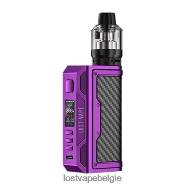 Lost Vape Thelema Quest 200W-kit paars/koolstofvezel T44F2T147 - Lost Vape België
