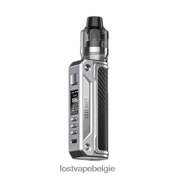 Lost Vape Thelema solo 100w-kit RVS/koolstofvezel T44F2T169 - Lost Vape Kopen België
