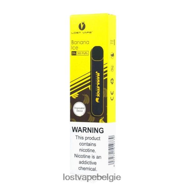 Lost Vape Mana stok wegwerp | 300 trekjes | 1,2 ml bananenijs 5% T44F2T404 - Lost Vape Near Me