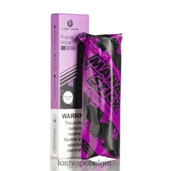Lost Vape Mana stok wegwerp | 300 trekjes | 1,2 ml paarse waas 5% T44F2T527 - Lost Vape België