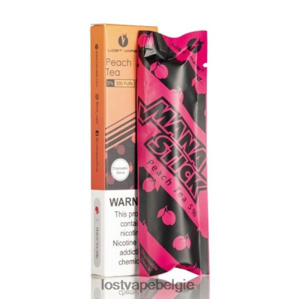Lost Vape Mana stok wegwerp | 300 trekjes | 1,2 ml perzikthee 5% T44F2T525 - Lost Vape Pods Near Me