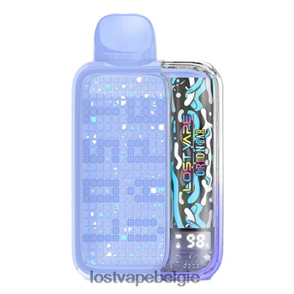 Lost Vape Orion bar wegwerp 10000 pufjes 20 ml 50 mg blauw razz-ijs T44F2T26 - Lost Vape Customer Service