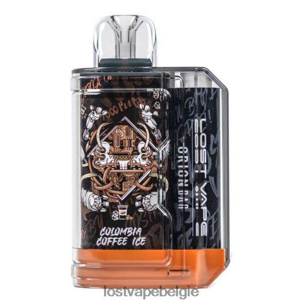 Lost Vape Orion reep wegwerp | 7500 trekje | 18ml | 50mg Columbia koffie-ijs T44F2T87 - Lost Vape België