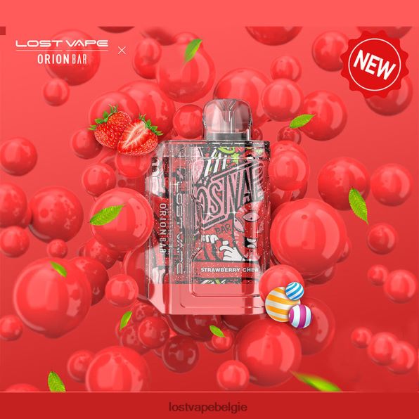 Lost Vape Orion reep wegwerp | 7500 trekje | 18ml | 50mg aardbei kauwen T44F2T91 - Lost Vape Price