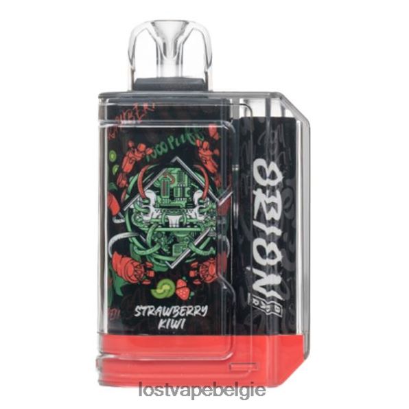 Lost Vape Orion reep wegwerp | 7500 trekje | 18ml | 50mg aardbei-kiwi T44F2T50 - Lost Vape Prijs België