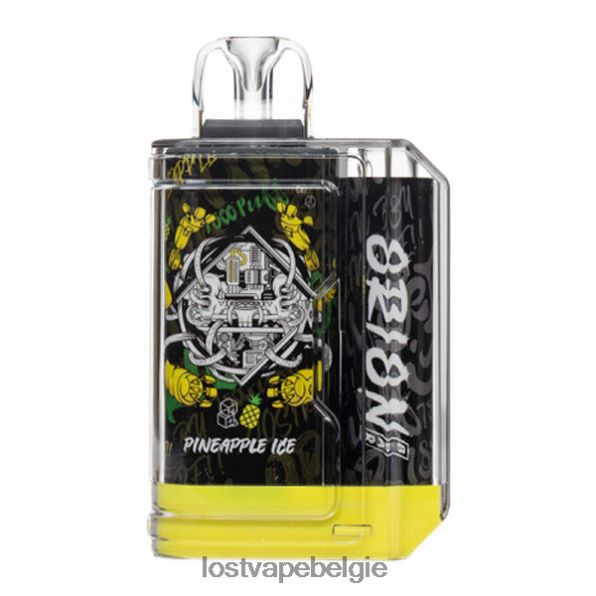Lost Vape Orion reep wegwerp | 7500 trekje | 18ml | 50mg ananas ijs T44F2T62 - Lost Vape Flavors België