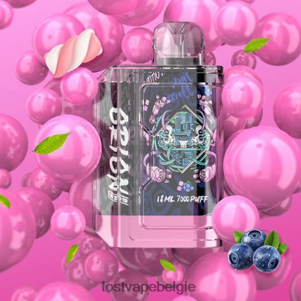 Lost Vape Orion reep wegwerp | 7500 trekje | 18ml | 50mg blauwe suikerspin T44F2T78 - Lost Vape Brussel