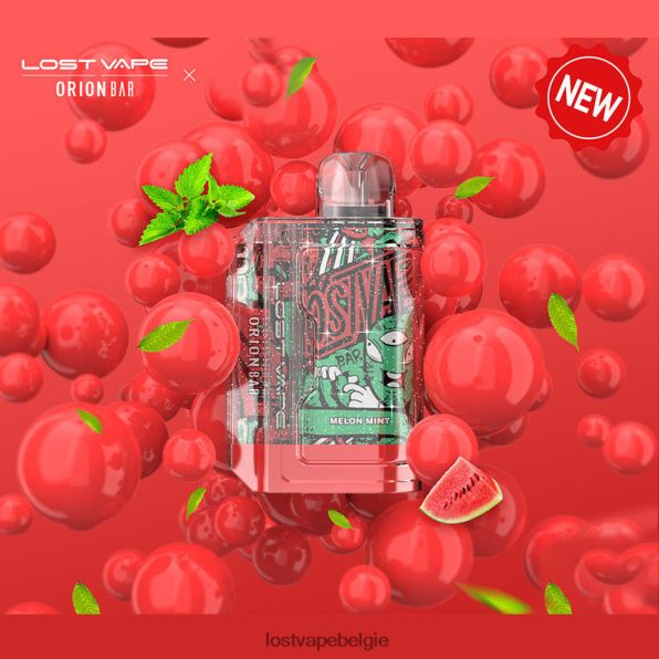 Lost Vape Orion reep wegwerp | 7500 trekje | 18ml | 50mg meloen munt T44F2T90 - Lost Vape Prijs België