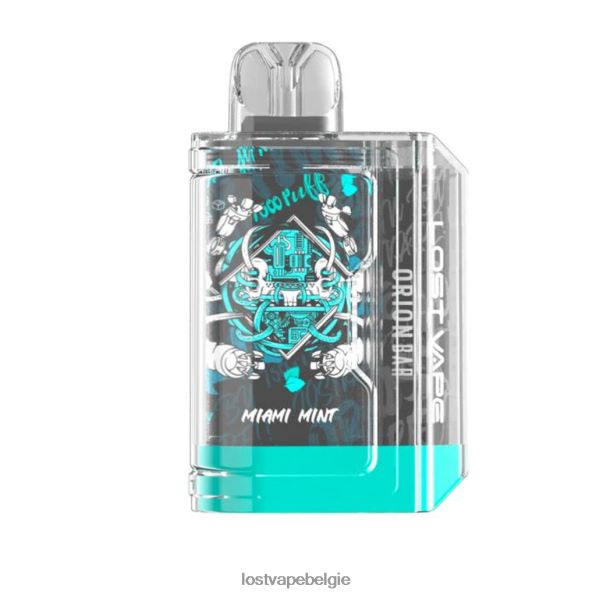 Lost Vape Orion reep wegwerp | 7500 trekje | 18ml | 50mg miami munt T44F2T84 - Lost Vape Near Me