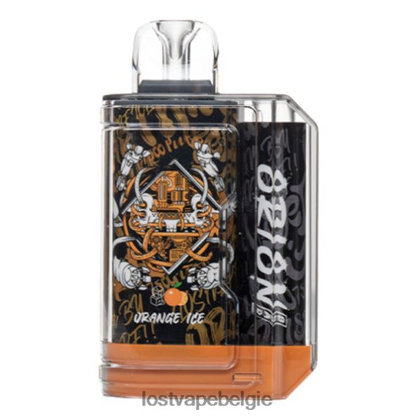 Lost Vape Orion reep wegwerp | 7500 trekje | 18ml | 50mg oranje ijs T44F2T58 - Lost Vape Brussel