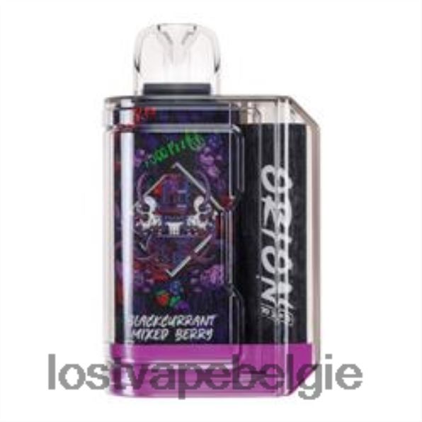 Lost Vape Orion reep wegwerp | 7500 trekje | 18ml | 50mg zwarte bes gemengde bes T44F2T69 - Lost Vape Kopen België
