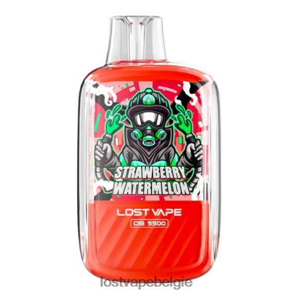 Lost Vape Orion ob5500 5500 pufjes 14 ml 50 mg wegwerpbaar aardbei watermeloen T44F2T107 - Lost Vape België