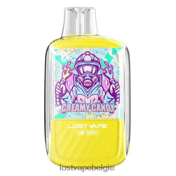 Lost Vape Orion ob5500 5500 pufjes 14 ml 50 mg wegwerpbaar romig snoepje T44F2T100 - Lost Vape Prijs België